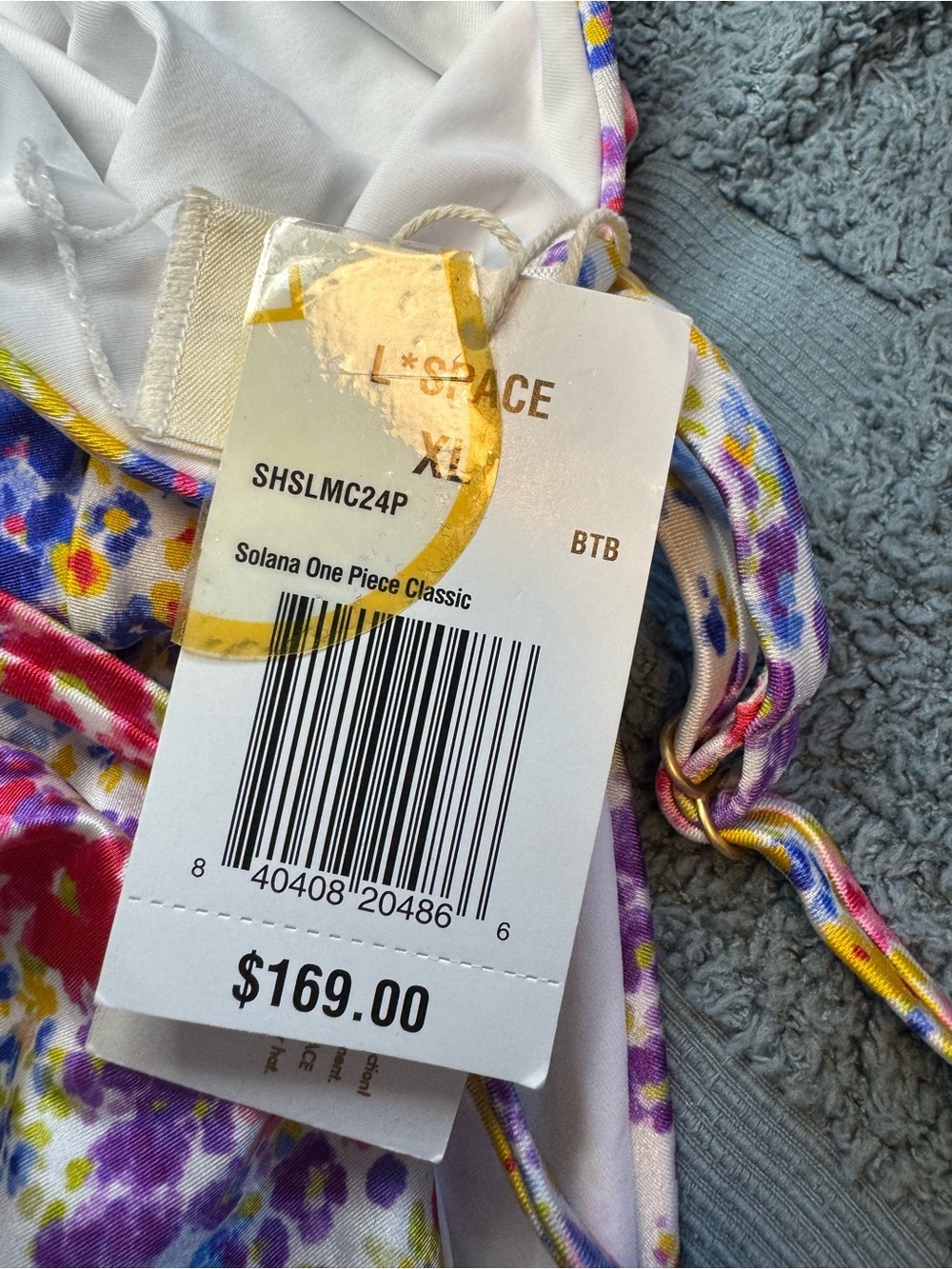 L*Space Solana one-piece swimsuit vibrant floral "Between Blooms" print NWT - Picture 9 of 9